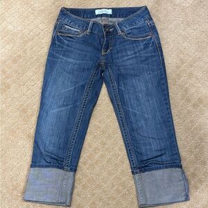 Aeropostale Cuffed Capri Jeans